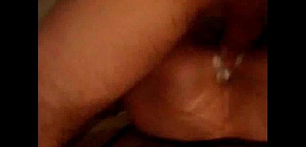  Closeup of a wife receiving 4 creampies